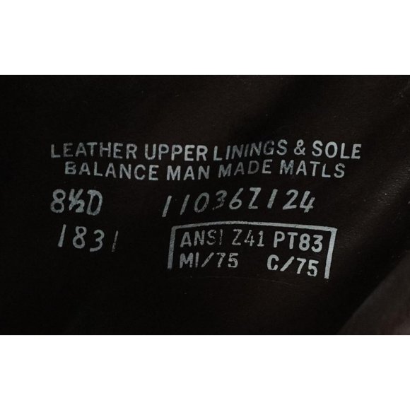 LEHIGH Classics Brown Leather Zip Up Slip On Steel Toe Dress Work Boots 8.5D main image 11